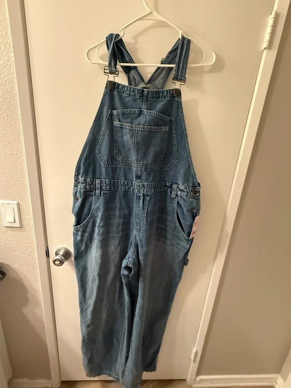 Target Blue Denim Overalls with Bib - Picture 3 of 8